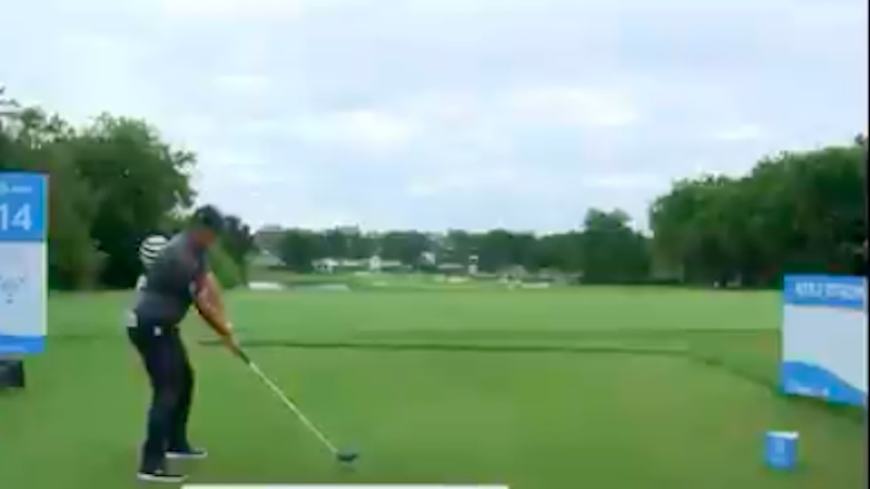 Brysom DeChambeau DRIVES the green on Par 4 at AT&T Byron Nelson